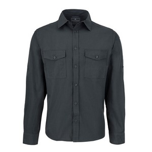 Image of Craghoppers Kiwi long sleeve shirt, Carbon Grey, P-C43CES001
